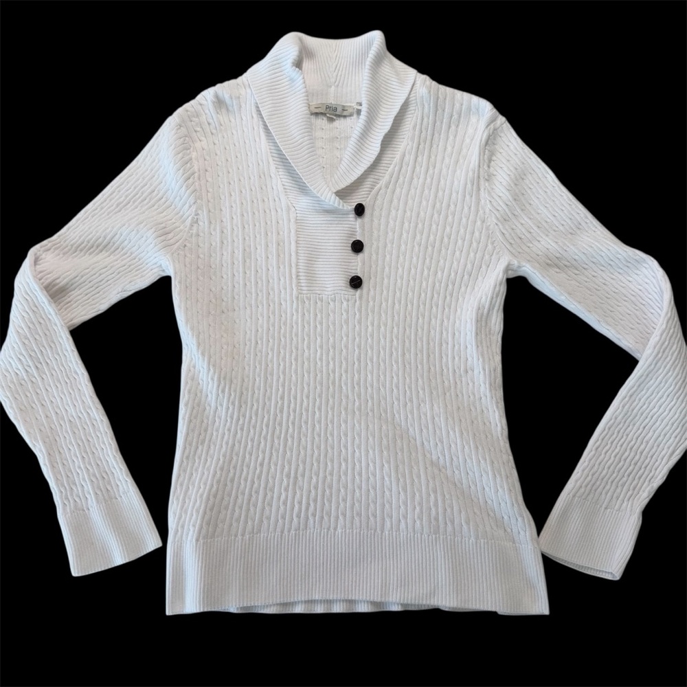 Pria Cotton Cowl Neck Sweater